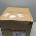 Towel Warmer Cabinet, 8L Hot Spa Small Towel Warmer Heating Use for Facial Spa, Hair Beauty, Salon Equipment and Home - Wood-like