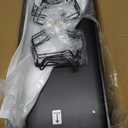 Nursing Clipboard Foldable-4 Layers Aluminum Nurse Foldable Clipboard Nursing Medical Edition Cheat Sheets, Pocket Size Pen Clip for Nurses Students School and Doctors-Black