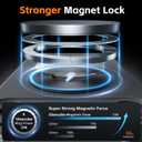 3 x Magnetic for iPhone 17 Pro Max Case, [Matte Solid Color] [Full Camera Protection] Protective Case for iPhone 17 Pro Max - Deep Gray