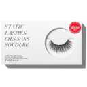 Static Nails Magnetic Eyelashes | Serving Looks (Black, Glam) | Comfortable Magnetic Lashes, Fake Eyelash Extension Kit, False Lashes | Reusable, No Glue Needed, 3D Natural Look Eyelashes