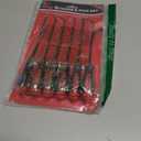 ROTATION Extra Long Precision Hook and Pick Set, 6-Piece Set, Chrome Vanadium Steel Shaft, for Remove Hoses and Gaskets, Auto and Electronics Maintenance Tools