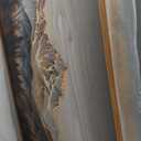 Mountain Wood Framed Canvas Wall Art Set,Rustic Pine Trees Wall Painting,Boho Ridge Scenery Wall Decor,Natural Sun landscape Art Print for Living Room,Bedroom,Dining Room,Office - 20"x40"x1