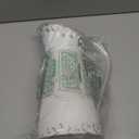 Tall French Style Farmhouse vase, Metal Vintage Vase Pitcher Flower Vase Country Jug Decorative Flower Holder for Home Decoration White -11"