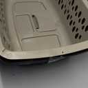 Petmate Vari Dog Kennel Portable Carriers & Crates for Smaller Dogs or Puppies and Pets 10 to 20 lbs, Airline-Friendly Plastic Pet Carrier Home and Travel, 24" Long, Taupe & Black, 24 x 16.7 x 14.5