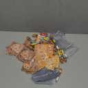 96Pcs Capybara Party Favors, Capybara School Supplies with 24 4-in-1 Ballpoint Pens, 24 Stickers, 24 Organza Goodie Bags, 24 Sticky Notes for School Rewards