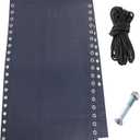 17" 19" 21" Wide Zero Gravity Chair Replacement Fabric, Repair Cloth with 4 Gravity Chair Replacement Cord Screws Kit, Zero Gravity Chair Accessories for Sling Patio Lawn Lounge Chair, Blue