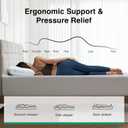 Novilla Twin Mattress, 10 Inch Twin Memory Foam Mattress with Breathable Comfort & High-Density Support Foam for Pressure Relief & Contouring Support, Mattresses in a Box