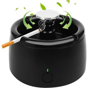 Smokeless Ashtray, Clean Air Smoke Removing Ashtray for Indoor and Outdoor Use