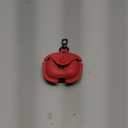 for Airpods 4 Case Leather with Keychain, Stylish Retro Leather Wireless Charging Protective Headphone Case Cover for Apple Airpods 4th Generation 2024 Front LED Visible (Red)