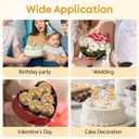 25Pcs Truffle Wrapper Cups Candy Holder Plastic Chocolate Liner for Valentine S Day Wedding Birthday Party Candy Decoration