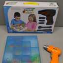 STEM Drill & Build Kit for Kids Ages 3-8 | Electric Toy Drill with 193+ Pieces (Screws, Nuts, Rainbow Fasteners) | Creative Design Construction Toys for Boys Girls | Gift for Birthdays, Christmas