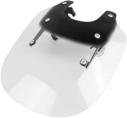Motorcycle Windscreen Windshield Compatible with Harley Nightster 975 RH975 RH 975 2022-2024 Nighster 975 Special RH975S 2023-2024 PC Windscreen Double Bubble (Long-Black)
