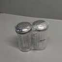 Thunder Up Parmesan Cheese Shaker 12 Oz, Plastic, for Pizza, Spice Shakers With Holes and Lids, Pepper Shaker (Pack of 2)