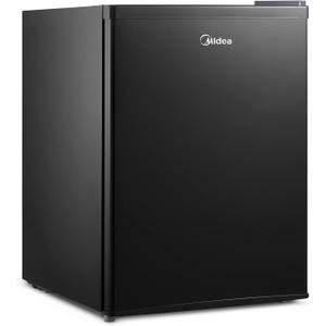Midea WHS-87LB1 Refrigerator, 2.4 Cubic Feet, Black