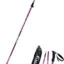 A ALAFEN Aluminum Collapsible Ultralight Travel Trekking Hiking Pole for Men and Women (Fits 5'3" - 6'2")