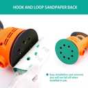 Green Sanding Discs Set, 5-Inch 8-Hole Sandpaper (320 Grit 100pcs)