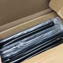 Mutovlin 10 Pack String Light Poles,10 Ft Light Poles for Outside String Lights,Outdoor Lights Pole with Fork,Metal Poles Stand for Patio Deck Backyard