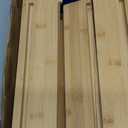 Bamboo Bread Slicer For Homemade Bread - Built-In Knife Slot, Crumb Catcher & Storage Compartment - Adjustable Extra Wide & High For Sourdough - Long 12 Knife Blade Included