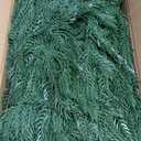 12 Pcs Artificial Norfolk Pine Branches, Norfolk Pine Artificial Pine Stems DIY Crafts Faux Christmas Greenary Norfolk Pine Branches for Xmas Wreath Garland Home Decor (12)