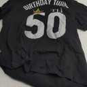 Birthday Twins 50th 50 Years Old Brother Sister Twin Family Premium T-Shirt (Small, Black)