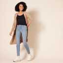 Amazon Essentials Womens Slim-Fit Tank Top (XX-Large, Black/White Stripe)