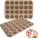 2 Pack Mini Bundlette Cake Pans for Baking, 24-Cavity Mini Fluted Cake Pans, Nonstick Carbon Steel Bundtini Cake Molds, Mini Pound Cake Pan for Cupcakes, Donuts, Cornbread, Brownies, Jellies