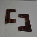 2 Pcs Plant Stand Indoor, Wood Planter Stand, Minimalist Wood Pot Stand, Beautiful Wood Plant Holder Stand, Sturdy Wood Flower Holder, Practical Wood Flower Pot Holder for Indoor Outdoor (Brown)