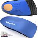 Heel Cup Plantar Fasciitis Insert - Welnove Heel Cushion Insert with Arch Support for Heel Spur,Achilles tendonitis,Heel Pain Relief, Comfort Insoles for Women's 6-9, Men's 5-8