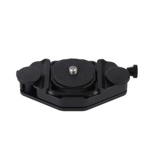 PULUZ Capture Camera Clip CNC Aluminum Alloy Quick Release Clip with Plate (Black)