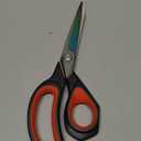 LIVINGO Premium Tailor Scissors Heavy Duty Multi-Purpose Titanium Coating Forged Stainless Steel Sewing Fabric Leather Dressmaking Comfort Grip Shears Professional Crafting (9.5 INCH) (Black/Red)