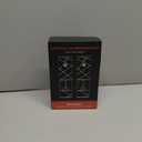 2Pack Electric Salt and Pepper Grinder Set USB Rechargeable with Warm LED Light, Adjustable Coarseness Lidaop Large Capacity Automatic Salt Pepper Mill Shakers for Kitchen, Restaurant, Outdoor, Black