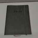 2026 Planner - Weekly and Monthly Planner, Jan 2026 - Dec 2026, Vegan Leather Cover, Elastic Closure, 7x9.25, Grey