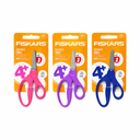 Fiskars 5" Blunt-Tip Kids Scissors for Kids Ages 4-7, Scissors for School or Crafting, Back to School Supplies, 3 Pack