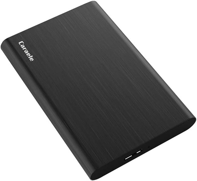 500GB Ultra Slim Portable External Hard Drive USB3.0 HDD Storage Compatible for PC, Desktop, Laptop, MacBook, Chromebook, Xbox One, Xbox 360, PS4 (Black)