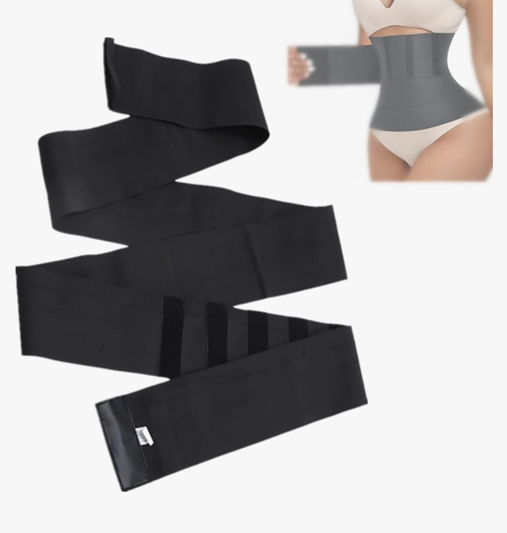 3 Meter Waist Trainer, Adjustable Lumbar and Back Support, Elastic Tummy Snatch Bandage Postpartum Band Wrap for Body Shaping, Belly Body Shaper Compression Wrap