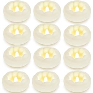 3 White Flameless Led Floating Candles, Plastic Battery Operated Flickering Waterproof Tealights Long lasting 200H+ for Cylinder Vases, Centerpieces at Wedding, Party, Pool, Holiday (36pack)