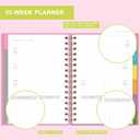 And Per Se Student Planner 2025-2026, Academic Planner July 2025 - June 2026, 8.5"  6.2", Weekly & Monthly Lesson Plan for Students with Colorful Tabs & Stickers (Smart Letter)