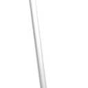 Boardwalk Commercial Lobby Dust Pan, 11.75 x 37, 34" Long Handle, Plastic/Aluminum, Black/Silver, Large Capacity