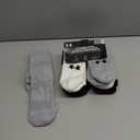 Under Armour Unisex-Adult Training Cotton Crew Socks 6 Pack, (035) Steel/White/Black, Medium