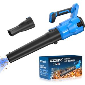 AZZUNO Leaf Blower Cordless, 3 Speed Mode MAX 580CFM Brushless Motor, Electric Blower for Lawn Care,Patio,Leaves,Dust,and Snow Removal(No Battery for DEWALT)