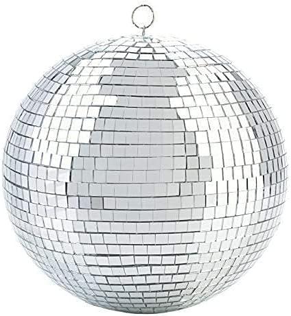 Alytimes Mirror Disco Ball -4-Inch Cool and Fun Silver Hanging Party Disco Ball Big Party Decorations, Party Design (4 inch)