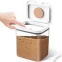 Brown Sugar Container Airtight, 2 Quart Brown Sugar Keeper Storage Container with Spoon (5.91"L x 4.72W x 6.69"H)
