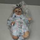 GYCV Lifelike Reborn Baby Dolls Girl - 18 Inch Baby Doll Realistic Newborn Girl Silicone, Cloth Body Adorable Reborn Baby Doll Real Life Babies Reborn Doll Toys with Accessories Birthday Gift for Kids