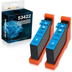 Ink 53422 Compatible Ink Cartridge Replacement for Primera 53422 Cyan Ink Used for Primera LX900 Ink, LX 900 Cyan Printer (2 Pack)