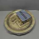 Exquisite Party Solids Gold Paper Plates Disposable Heavy Duty 13 Inch Gold Disposable Plates For Party 50 Pcs Heavy Duty 350 GSM, Birthday Supplies