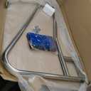 Pool Rail for inground Pools (54x32), 304SS Pool handrail with Nonslip Blue Cover.