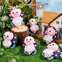 12 Pcs Funny Positive Emotional Crochet Butterfly Gifts Inspirational Motivational Gifts Crochet Animals Dolls Toys for Employee Appreciation Staff Coworker Volunteer Student Teacher