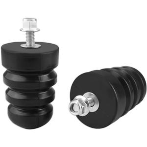 2Pcs Rear Leaf Spring Bumpers Fit for Ford Excursion F250 F350 Super Duty 2000-2019, Rear Bump Stops Replace 1C3Z4730AA Rear Axle Leaf Spring Bump Stop Energy Suspension Rubber