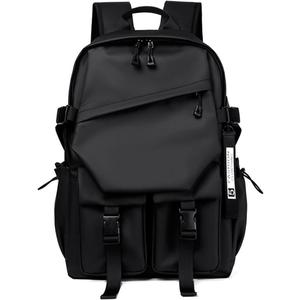 GSAD Boys Backpack for School Kids Backpack Aesthetic Back Pack for Middle School Book Bag Students Boy Bookbags（Black）