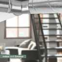 Vent Systems 5" Inch Metal Duct Connector  3-Way Y Fitting for Hose Splitter and Extractor Fan  Durable Galvanized Steel HVAC Adapter with Smooth Surface for Dryer, Exhaust, Ventilation Systems